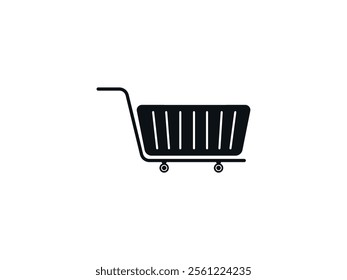 Shop Cart Icon, Buy Symbol, Shopping Basket Icon - Vector Illustration for E-commerce, Online Shopping, Retail, and Digital Store Design, Ideal for Web, Apps, and Commercial Use - Stock Vector