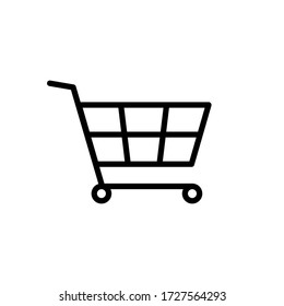 shop cart icon symbol online basket vector illustration