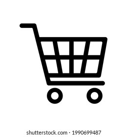 Shop cart icon symbol simple design