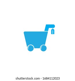 Shop Cart Logo Design Vector Store