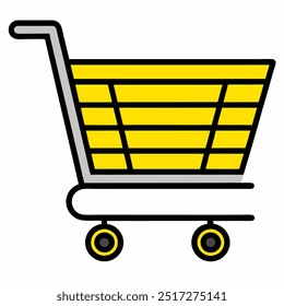 A "Shop Cart vector illustration" is a digital graphic representing a shopping cart, typically used in e-commerce or retail design. It's scalable without losing quality, making it ideal for websites, 