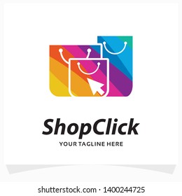 Shop Click Logo Design Template