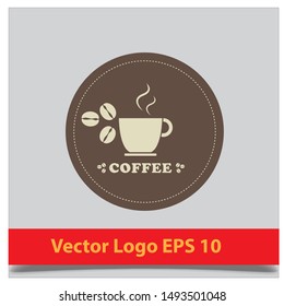 shop coffee logo Vector EPS 10 design template