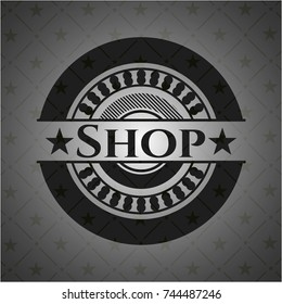 Shop dark badge