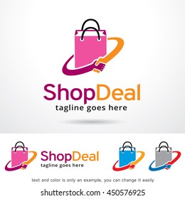 Shop Deal Logo Template Design Vector Stock Vector (Royalty Free ...