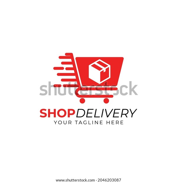 Shop Delivery Logo\
Template Design Vector