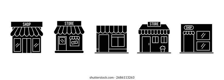 Shop design icons set. Thin line vector icons for mobile concepts and web apps. Shop line icon . 