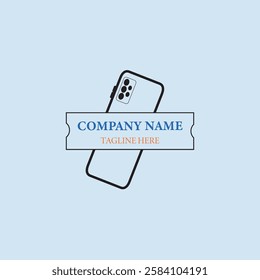 The SHOP DESIGN logo is a bold and timeless representation of innovation, trust, and premium service. Featuring a sleek smartphone illustration paired with a classic banner-style emblem.