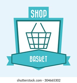 Shop digital design, vector illustration 10 eps graphic