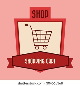 Shop digital design, vector illustration 10 eps graphic