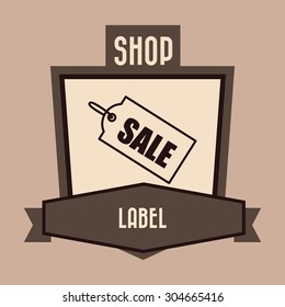 Shop digital design, vector illustration 10 eps graphic