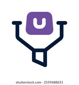Shop Filter icon. vector dual tone icon for your website, mobile, presentation, and logo design.