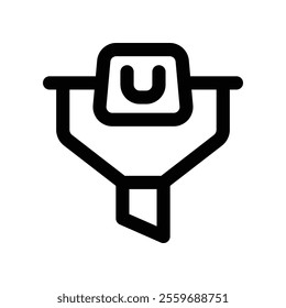 Shop Filter icon. vector line icon for your website, mobile, presentation, and logo design.