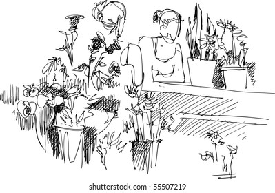 shop of flowers