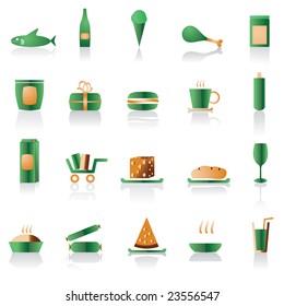 shop and foods icon