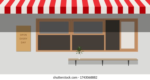 shop front sun shades