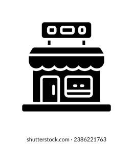 Shop-Glyph-Symbol Vektorsymbol für Ihre Website, Ihr Handy, Ihre Präsentation und Ihr Logo-Design.