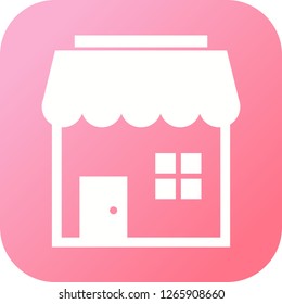 shop glyph round corner multi color gradient BG