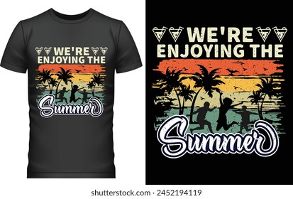 Shop high-quality unique Enjoy Summer T-Shirts. Summer enjoying t-shirt. T Shirt for Summer.
