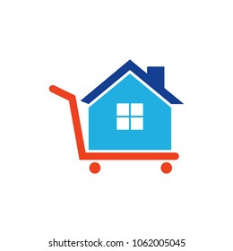 Shop House Logo Icon Design