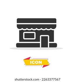Shop icon in black colour