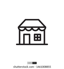shop icon, design inspiration vector template for interface and any purpose