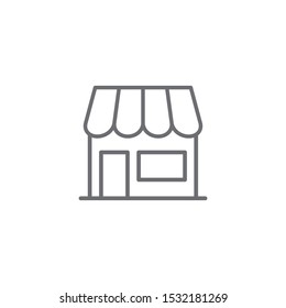 Shop Icon Design. Store Building. vector illustration