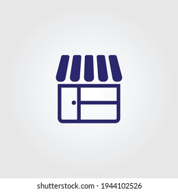 shop icon design. Store icon vector.