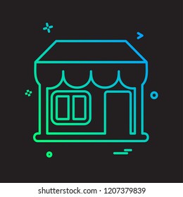 Shop icon design vector
