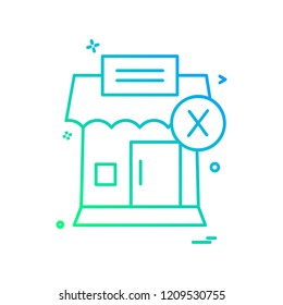 Shop icon design vector