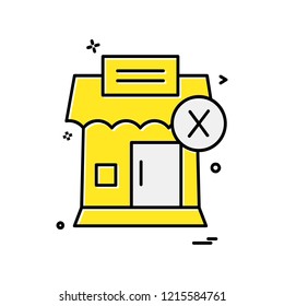 Shop icon design vector