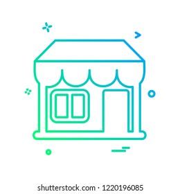 Shop icon design vector