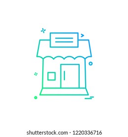 Shop icon design vector
