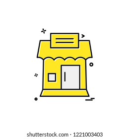 Shop icon design vector