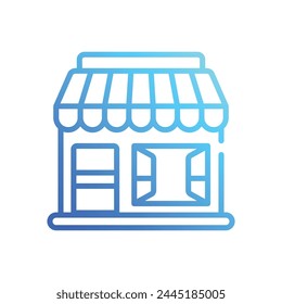 Icono de la tienda diseño Vector stock