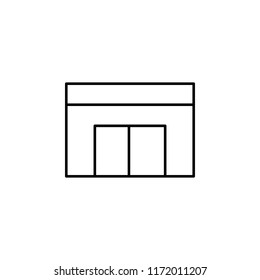 shop icon. Element of building and landmark outline icon for mobile concept and web apps. Thin line shop icon can be used for web and mobile