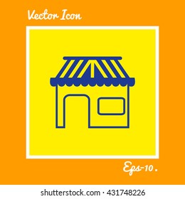 Shop Icon. Eps-10.