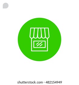  Shop icon flat.