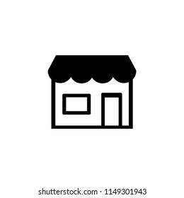 Shop icon flat design