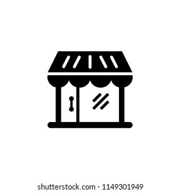 Shop icon flat design