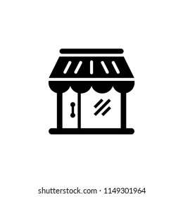 Shop icon flat design