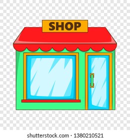 Shop icon. Flat illustration of shop vector icon for web