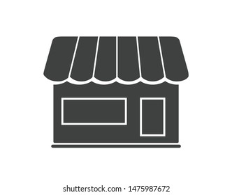 Shop icon.  House icon.  Market icon. 