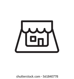 shop icon illustration isolated vector sign symbol