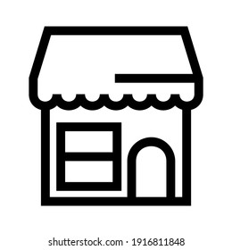 shop icon or logo isolated sign symbol vector illustration - high quality black style vector icons
