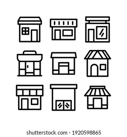 shop icon or logo isolated sign symbol vector illustration - Collection of high quality black style vector icons
