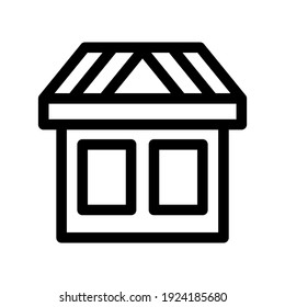 shop icon or logo isolated sign symbol vector illustration - high quality black style vector icons
