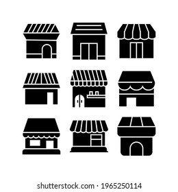 shop icon or logo isolated sign symbol vector illustration - Collection of high quality black style vector icons
