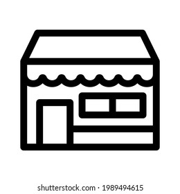shop icon or logo isolated sign symbol vector illustration - high quality black style vector icons
