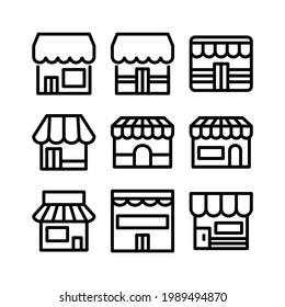 shop icon or logo isolated sign symbol vector illustration - Collection of high quality black style vector icons

